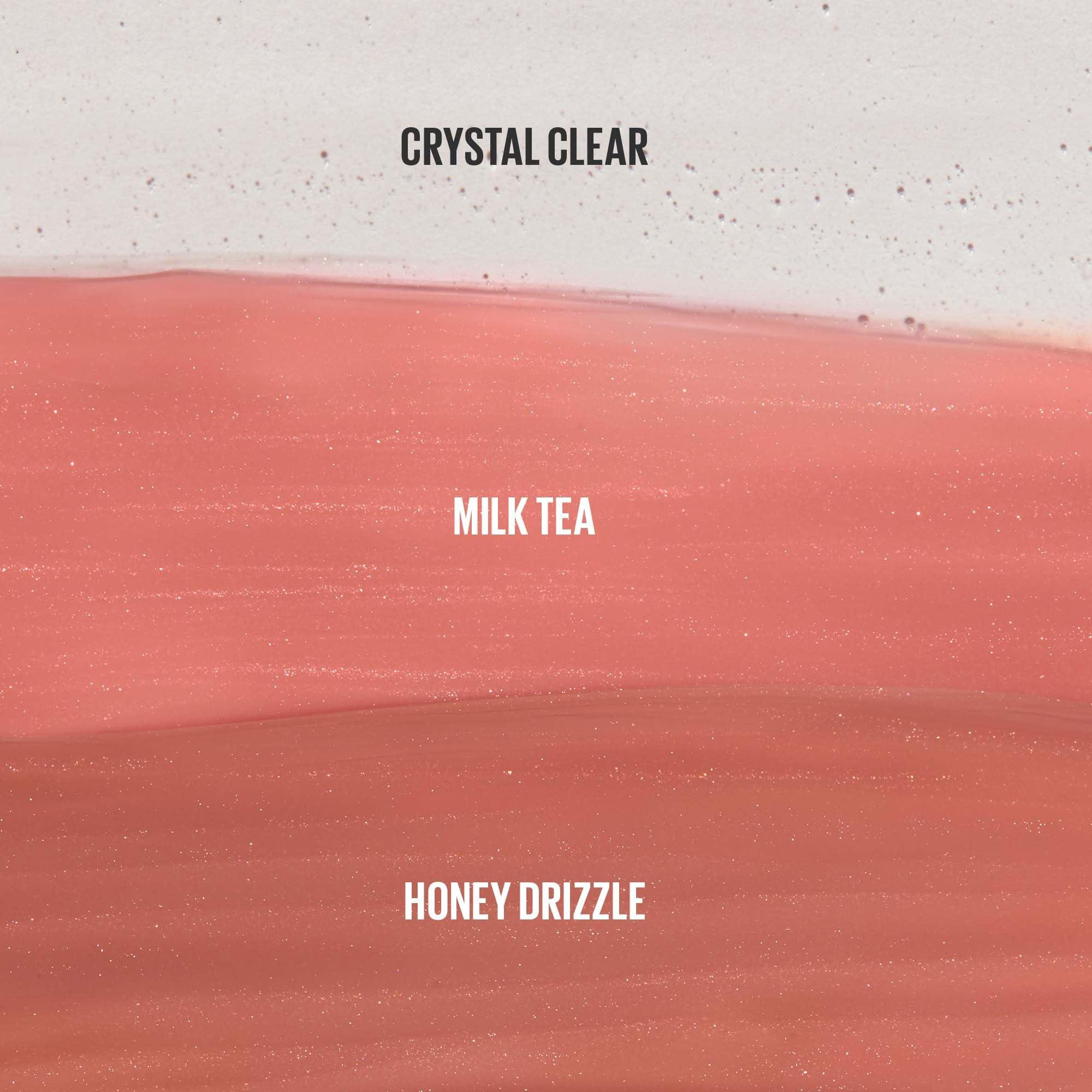 Kaja Kaja Lip Balm - Gloss Shot 01 Crystal Clear | High Shine, Non-Sticky, with Jojoba Oil, Sheer, Hydrating, Juicy, Plumper Looking, Non-irritating, Shea Butter, Nourishing Treatment, 0.14 FL Oz