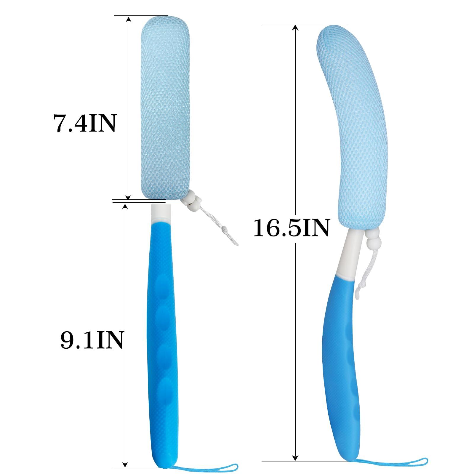 Leetye Mei Leetye Mei Long Handled Shower Brush, Non-Slip Long Handle Bath Brush, Back Body Brush Gentle Exfoliating and Lather Well Deep Cleansing Long-Lasting for Body