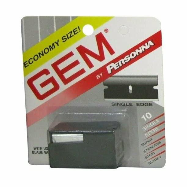 Personna Personna Gem Stainless Steel Single Edge Razor Blades 10 Ea (Pack Of 2)
