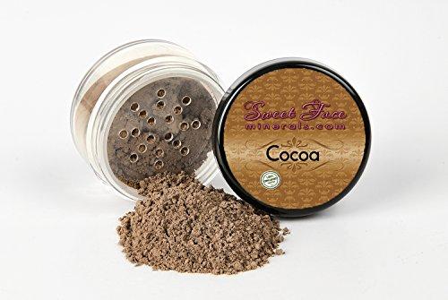 Sweet Face Minerals ULTIMATE KIT (COCOA) Full Size Mineral Makeup Set Matte Foundation Kit Bare Face Sheer Powder Cover
