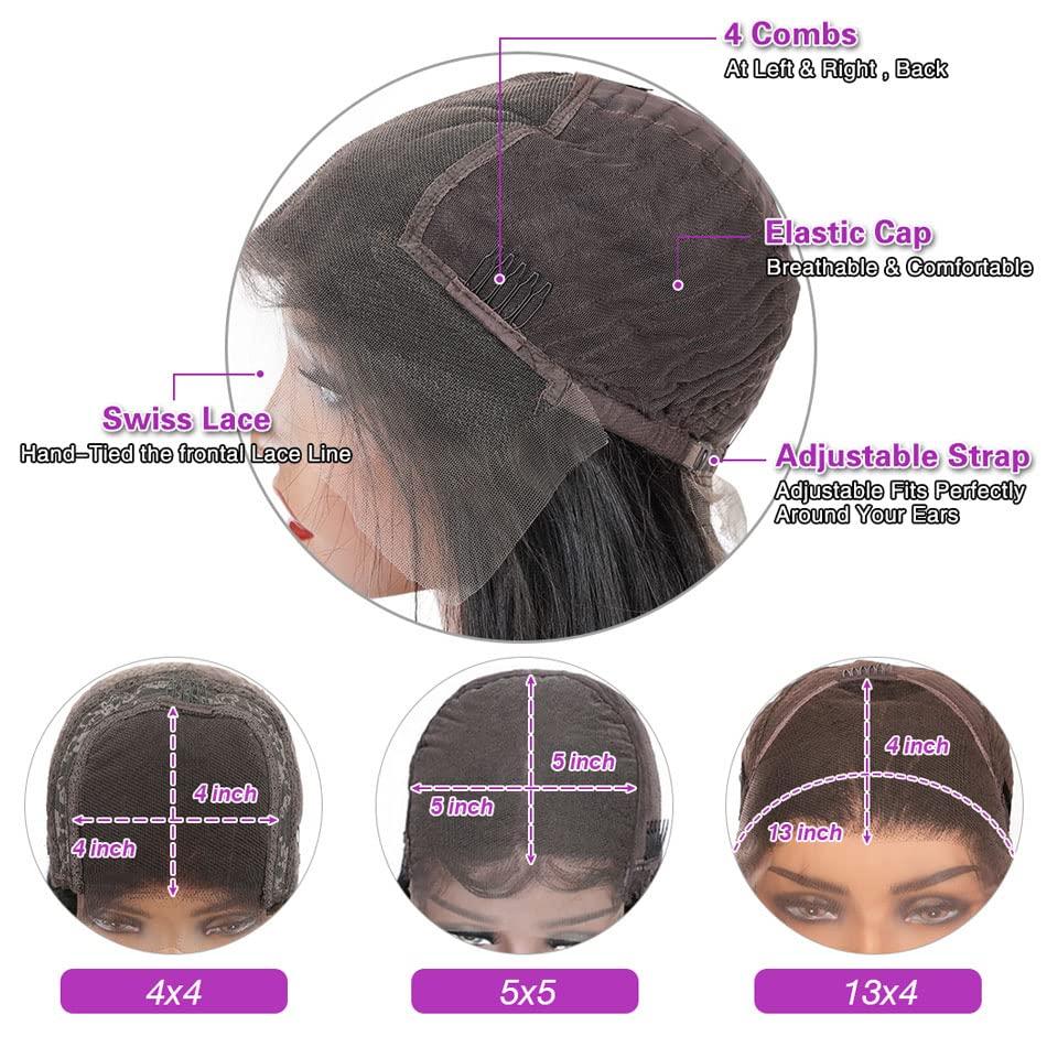 VRZ Body Wave Human Hair Lace Front Wig | Top Closure Wig | lace Frontal wigs | 360 Lace Wigs for Women 180% Density Transparent Lace Wigs (14 inches, 360 FRONTAL LACE WIG)