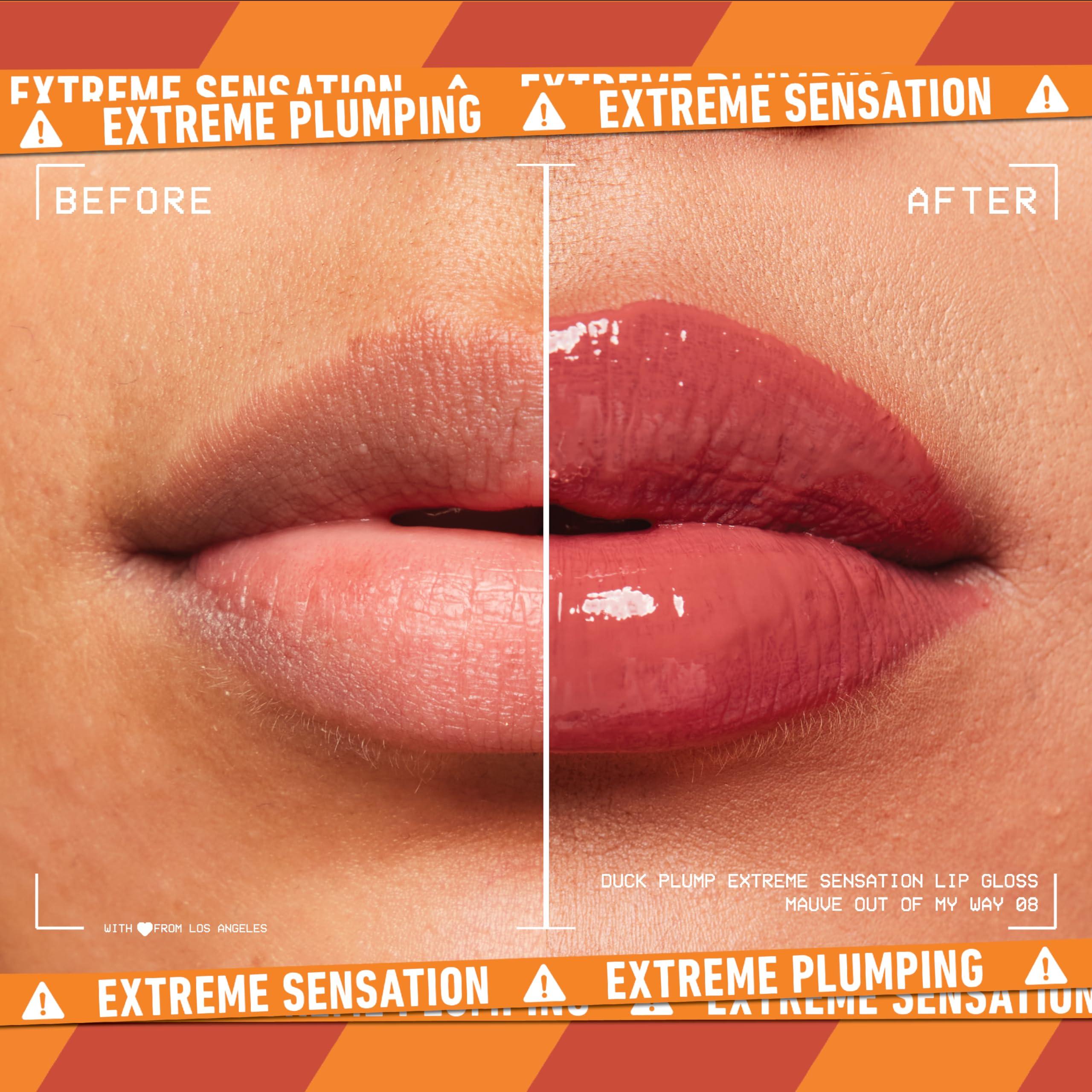 NYX PROFESSIONAL MAKEUP NYX PROFESSIONAL MAKEUP Duck Plump High Pigment Lip Gloss, Lip Plumper Gloss with Spicy Ginger - Mauve Out Of My Way