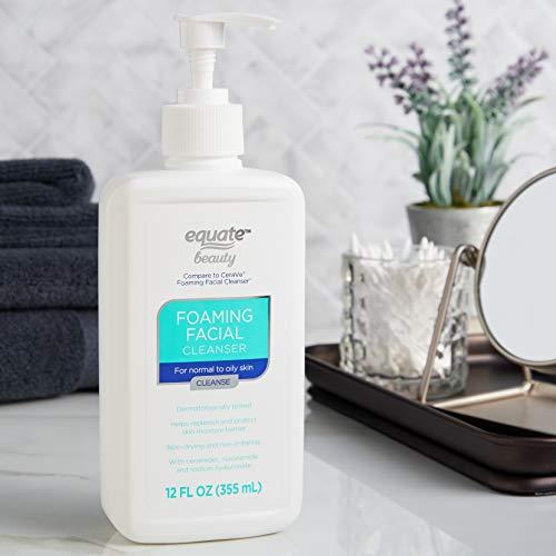 Equate Beauty Equate Beauty Foaming Facial Cleanser, Normal to Oily Skin, 12 fl oz
