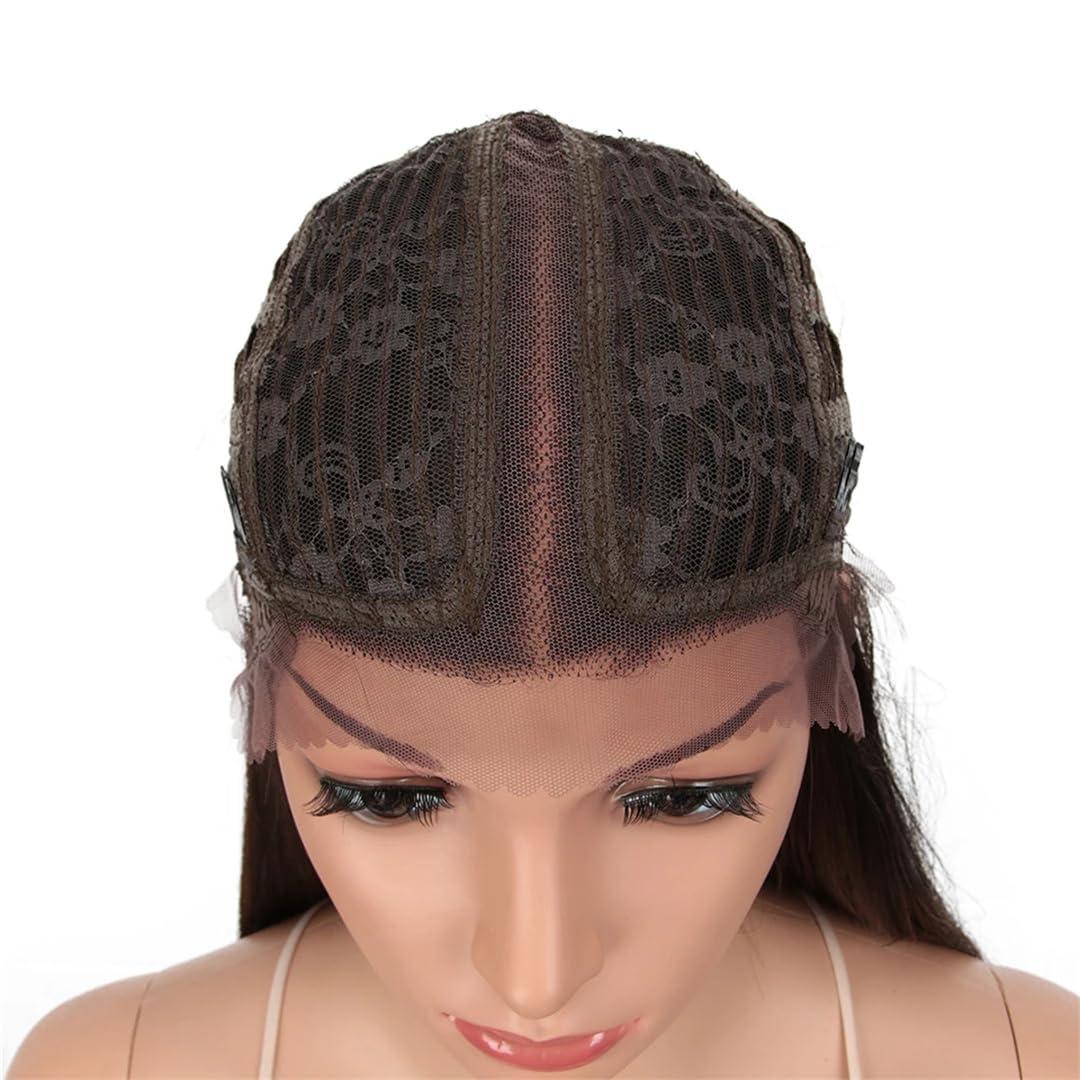 Wjnvfioo Wjnvfioo Synthetic Straight Lace Wigs Long Straight Hair Lace Front Wig Woman Natural Long Straight Synthetic Wig F5-6A Lace Front#38inches