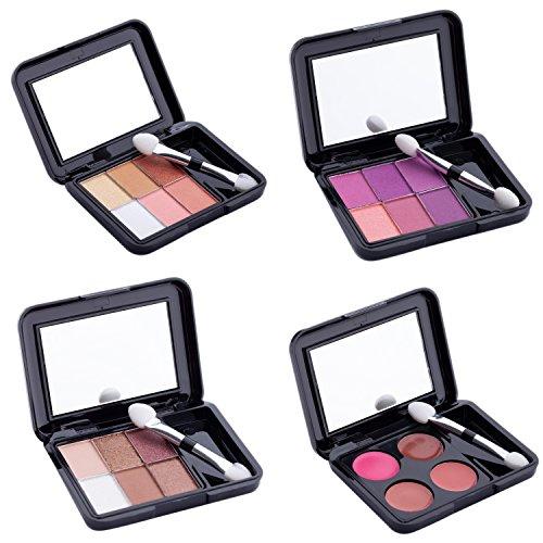 DUER LIKA DUER LIKA Makeup Kit for Girls and Women-Carry All Makeup Train Case with Pro Makeup and Full Starter Cosmetics Set (GOLD)