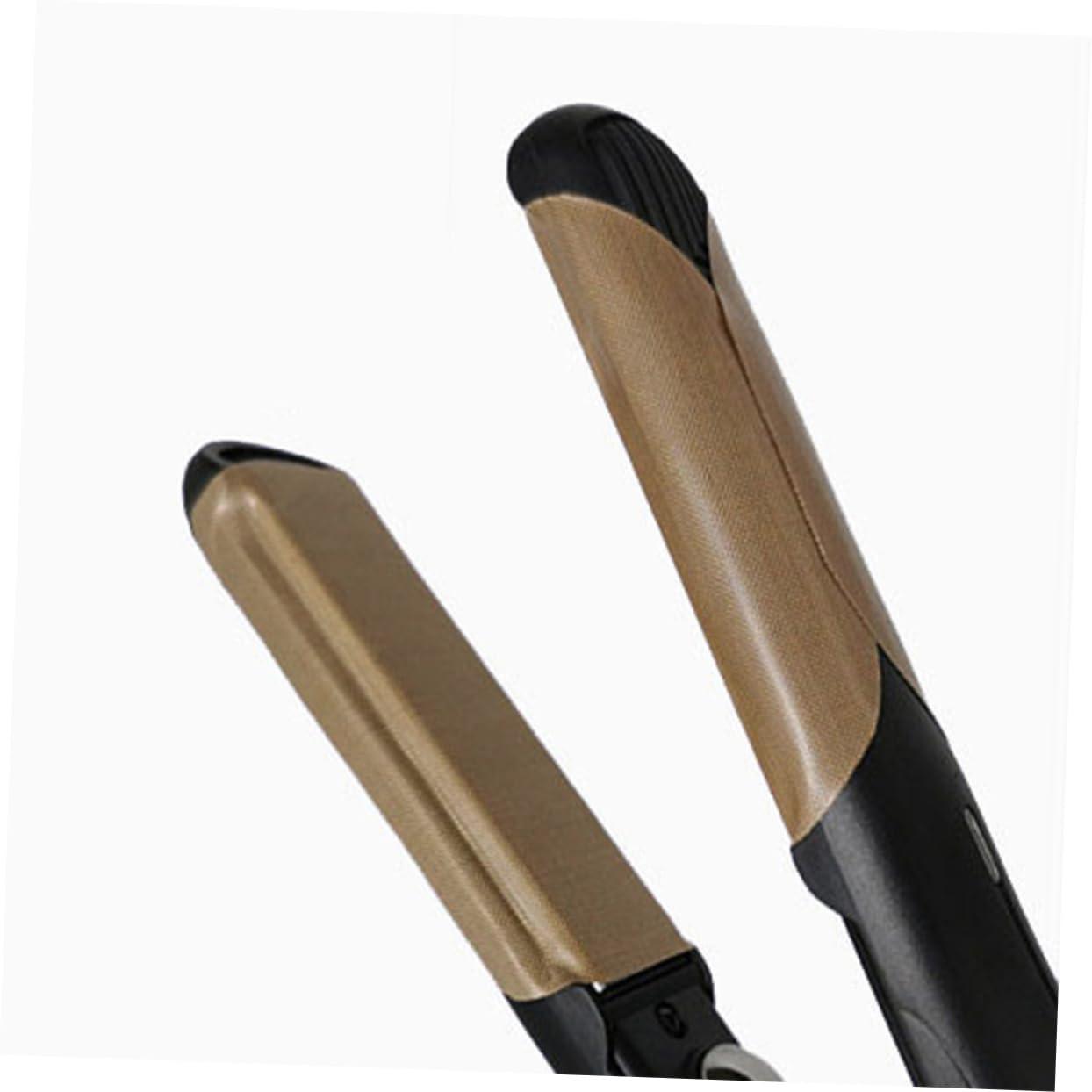 PAMINGONO PAMINGONO Curling Wand Adhesive Sticker 20 Pcs Hair Straightener Insulation Decal High Temp Sticker for Perm Stick