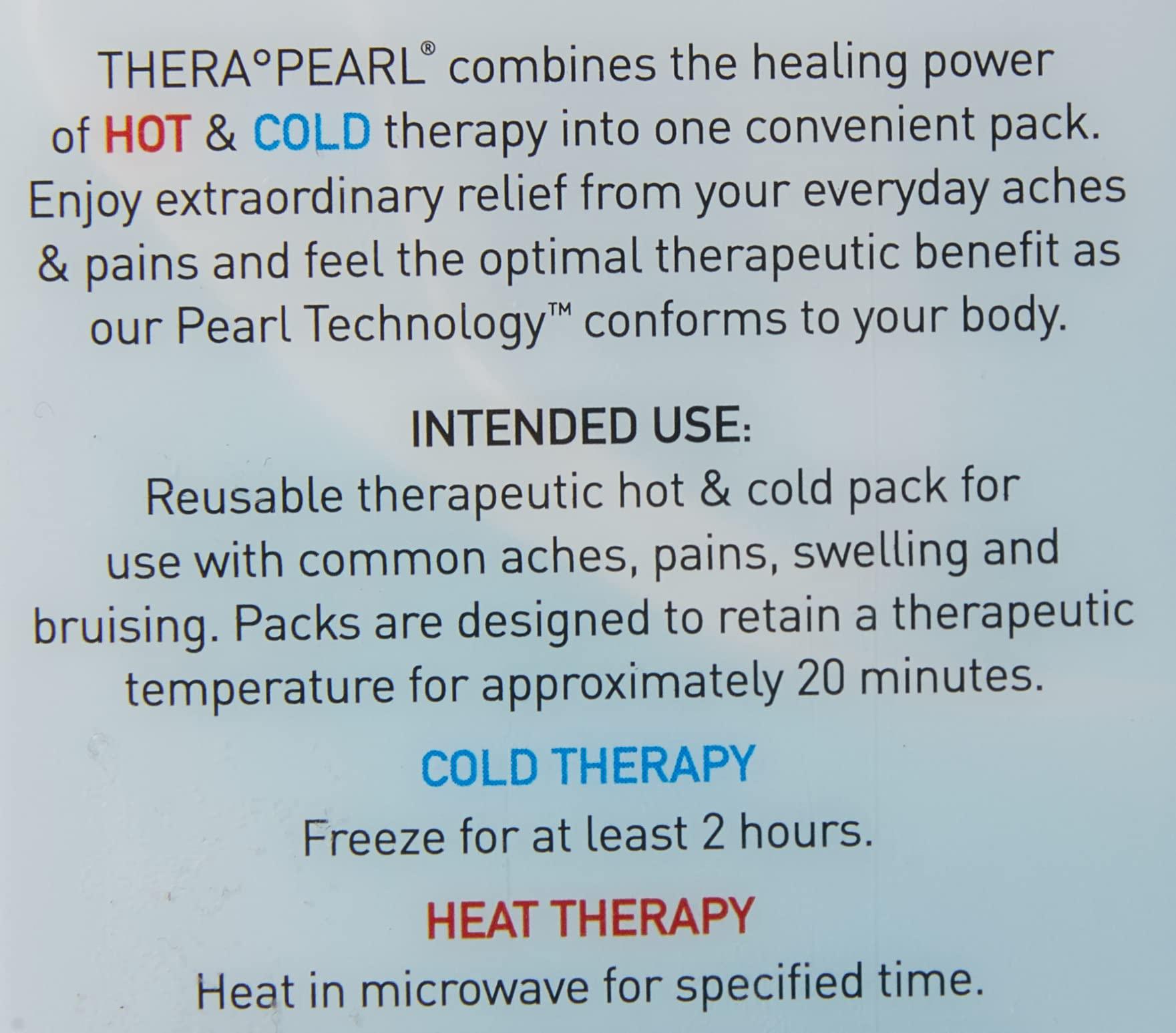 TheraPearl TheraPearl Eye Mask, Eye-ssential Mask with Flexible Gel Beads for Hot Cold Therapy