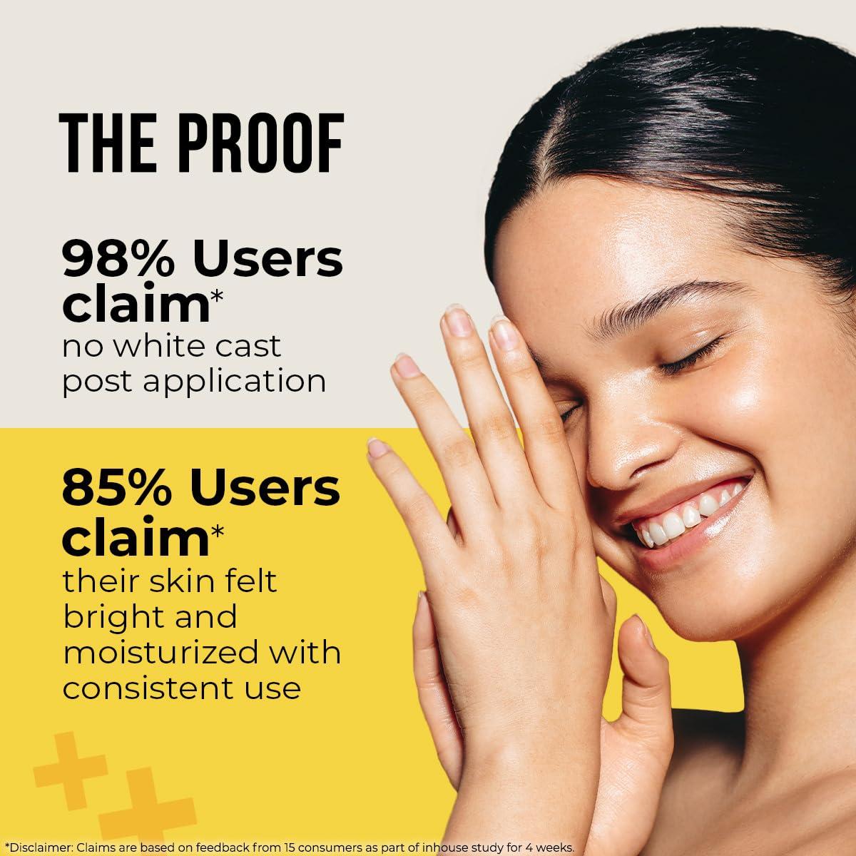 Dr. Sheth\'s Dr. Sheth\'s Ceramide & Vitamin C Sunscreen SPF 50+ PA+++ | One Step Routine for Summer | For Women & Men | UVA UVB Sun Protection | 1.76 Oz / 50g