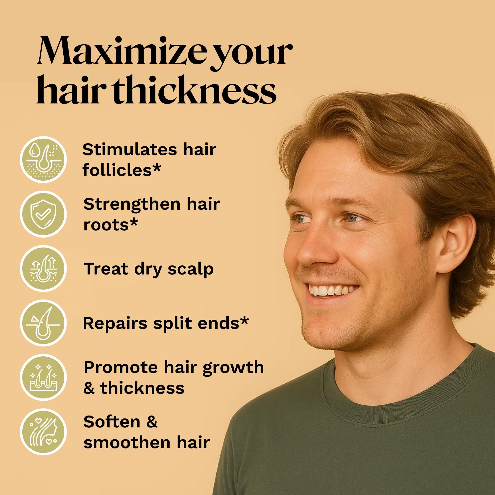 Keyoma Keyoma - Batana Oil with Rosemary for Hair Growth - Nourish Scalp & Detox for Strong & Healthy Hair, 100% Organic Batana Oil from Honduras with Rosemary - Reduce Hair Loss & Detox Your Scalp (60 mL)