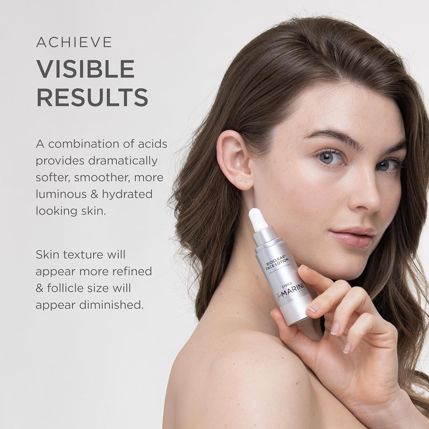 Jan Marini Skin Research Jan Marini Skin Research Bioclear Face Lotion - Daily Face Moisturizer with Glycolic, Salicylic & Azelaic Acid - Dark Spot Support - Lotion for Oily & Normal/Combo Skin - 1 fl oz