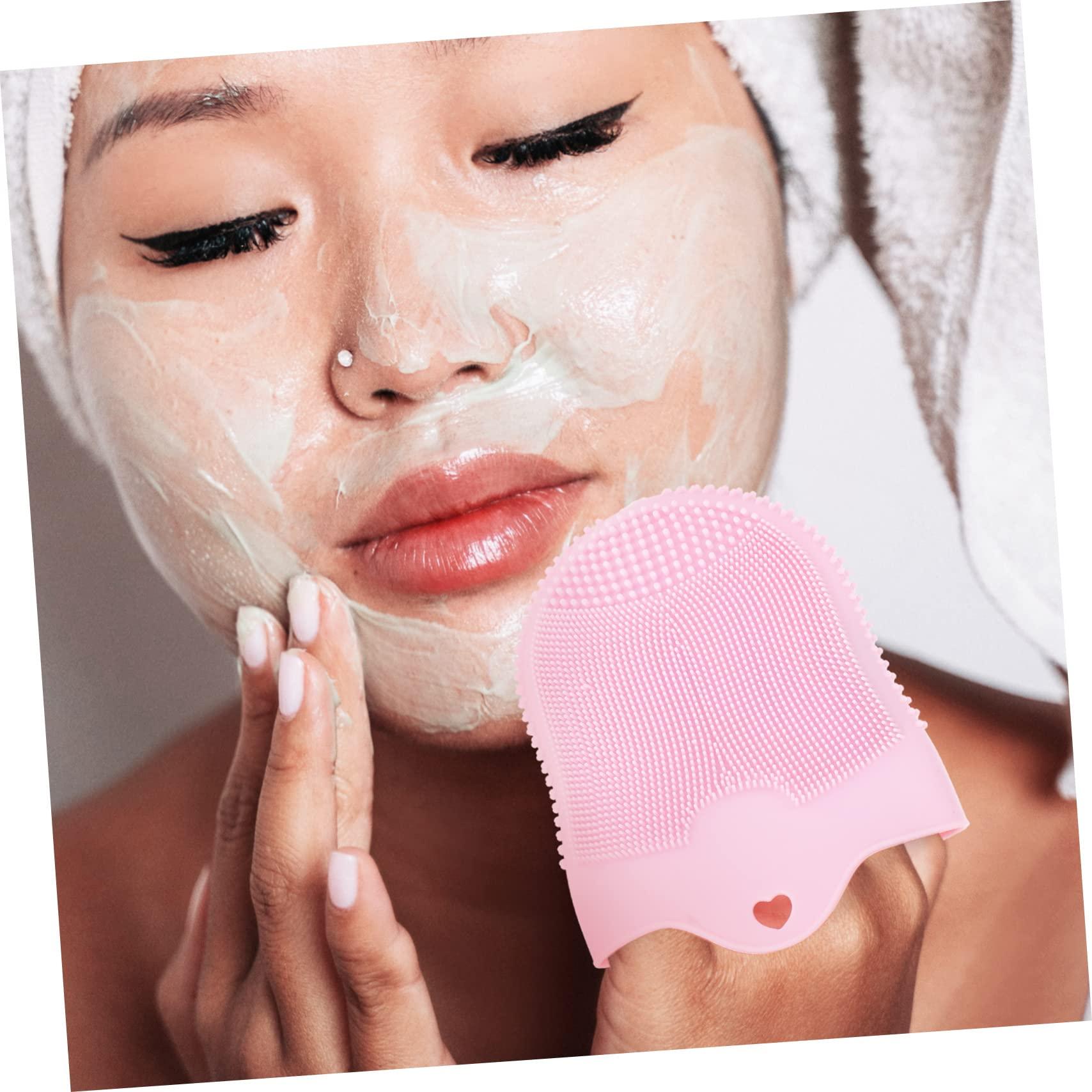 MAGICLULU MAGICLULU Facial Cleansing Brush Deep Cleaning Brush Gentle Pores Cleansing Face Wash Brush for Sensitive Skin Skin Care Tools for Face Scrub
