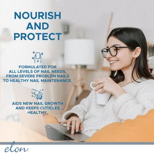 Elon Elon Lanolin-Rich Nail Conditioner, Strengthens Nails & Protects Cuticles, Recommended by Dermatologists & Podiatrists (10g tube)