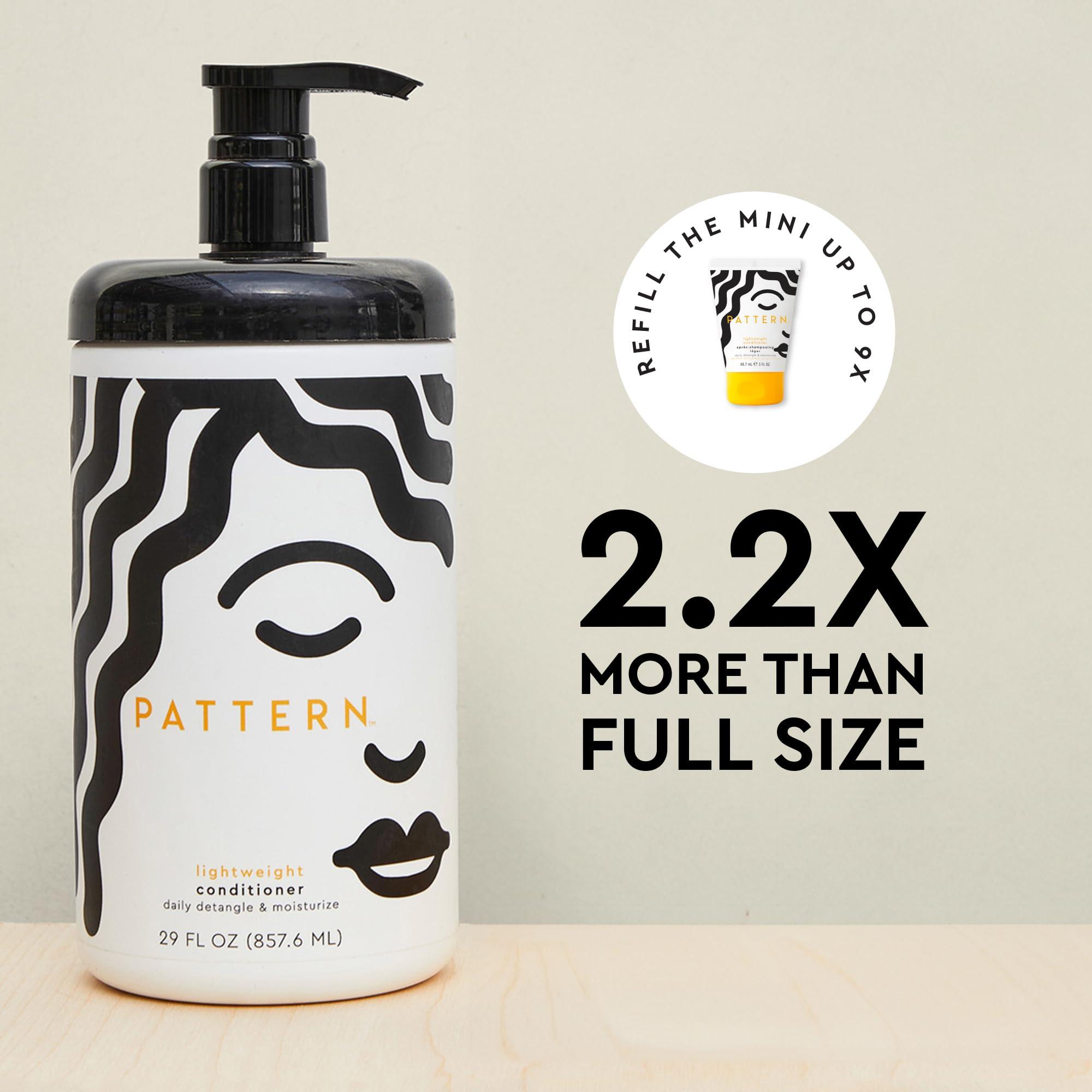 PATTERN PATTERN Beauty by Tracee Ellis Ross Lightweight Conditioner, 29 Fl Oz, Rich Moisture for Curlies, Coilies and Tight-Textured Hair, 3a-4c