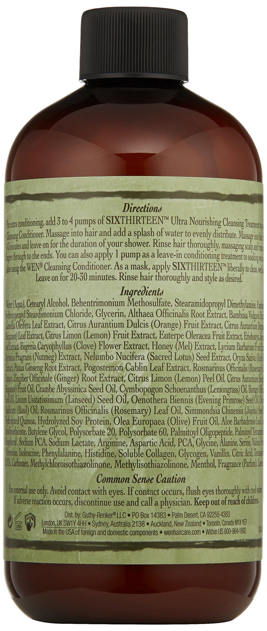 WEN by Chaz Dean WEN by Chaz Dean Six Thirteen Ultra Nourishing Cleansing Treatment, 12 Fl Oz