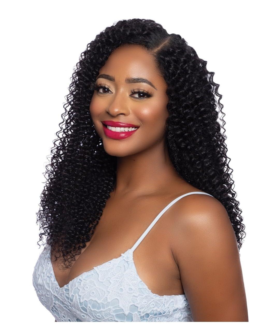 Mane Concept Pristine Brazilian Virgin Remy 100% Human Hair Bundle Extension NEON BOHEMIAN 20\" (NATURAL BLACK)