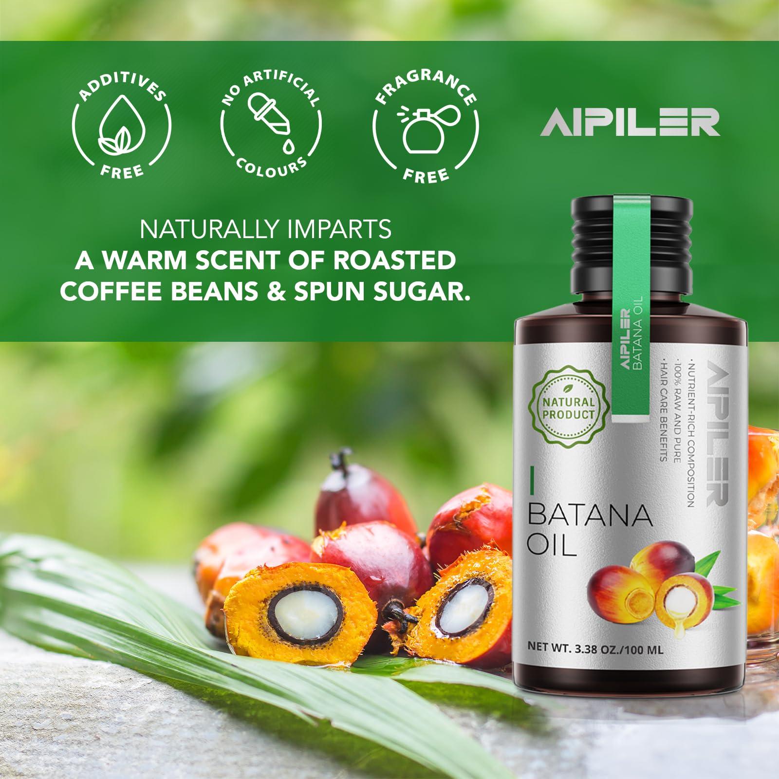 AIPILER AIPILER Organic Batana Oil for Hair Growth: unrefined 100% pure and raw from Honduras for women and man everyday nature hair care