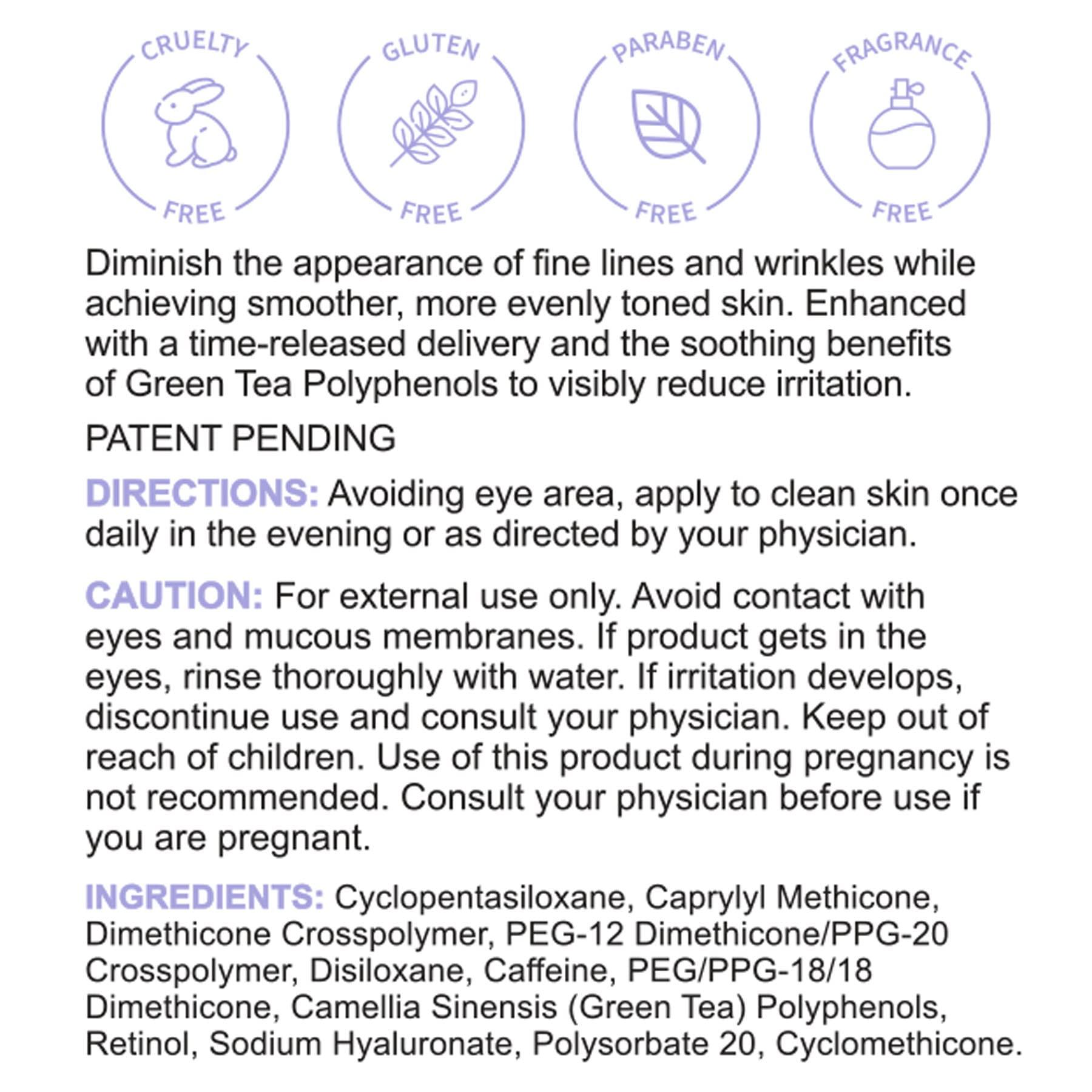 Replenix Replenix Anti-Aging Retinol 2X Regenerate Dry Serum, Medical-Grade Quick-Drying Face Serum for Mature Skin (1 fl. oz)