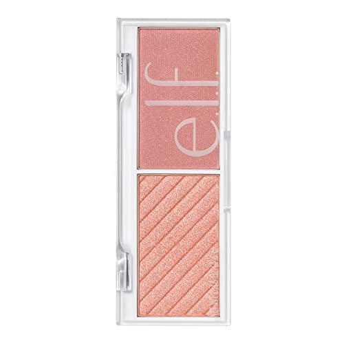 e.l.f. e.l.f. Cosmetics Bite-Size Face Duo, Highlighter, Bronzer & Blush Palette, Highly Pigmented, Watermelon, 0.049 Oz (1.4g), 0.049 ounces