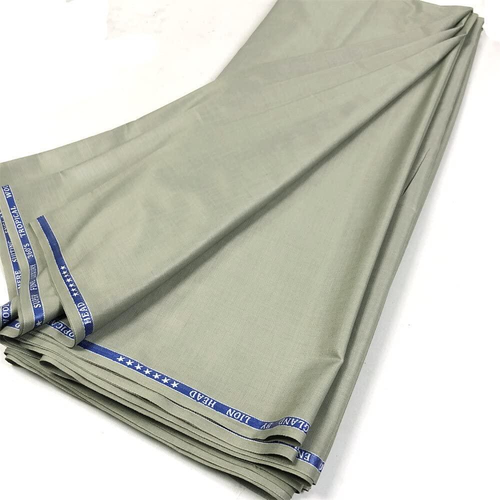 Generic MSBRIC 10Yards Cashmere Cotton Material for Men Cloth African Soft Cashmere Wool Men Fabric with Men Material for Man Garment Color 4732