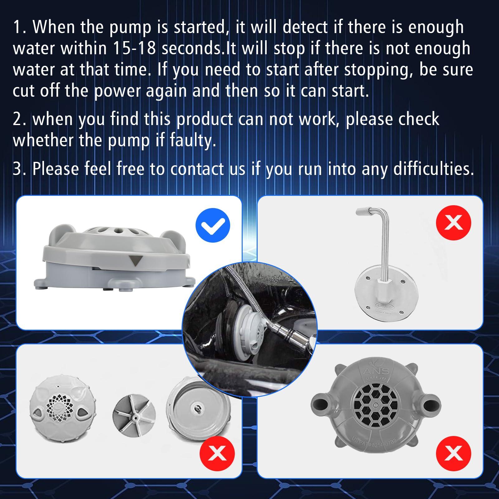 Ximoon Ximoon Magnetic Head BF-004 Replacement for LURACO Jet Motor Pedicure SPA Chair Part - Contains Propeller and Cover (2 Pack)