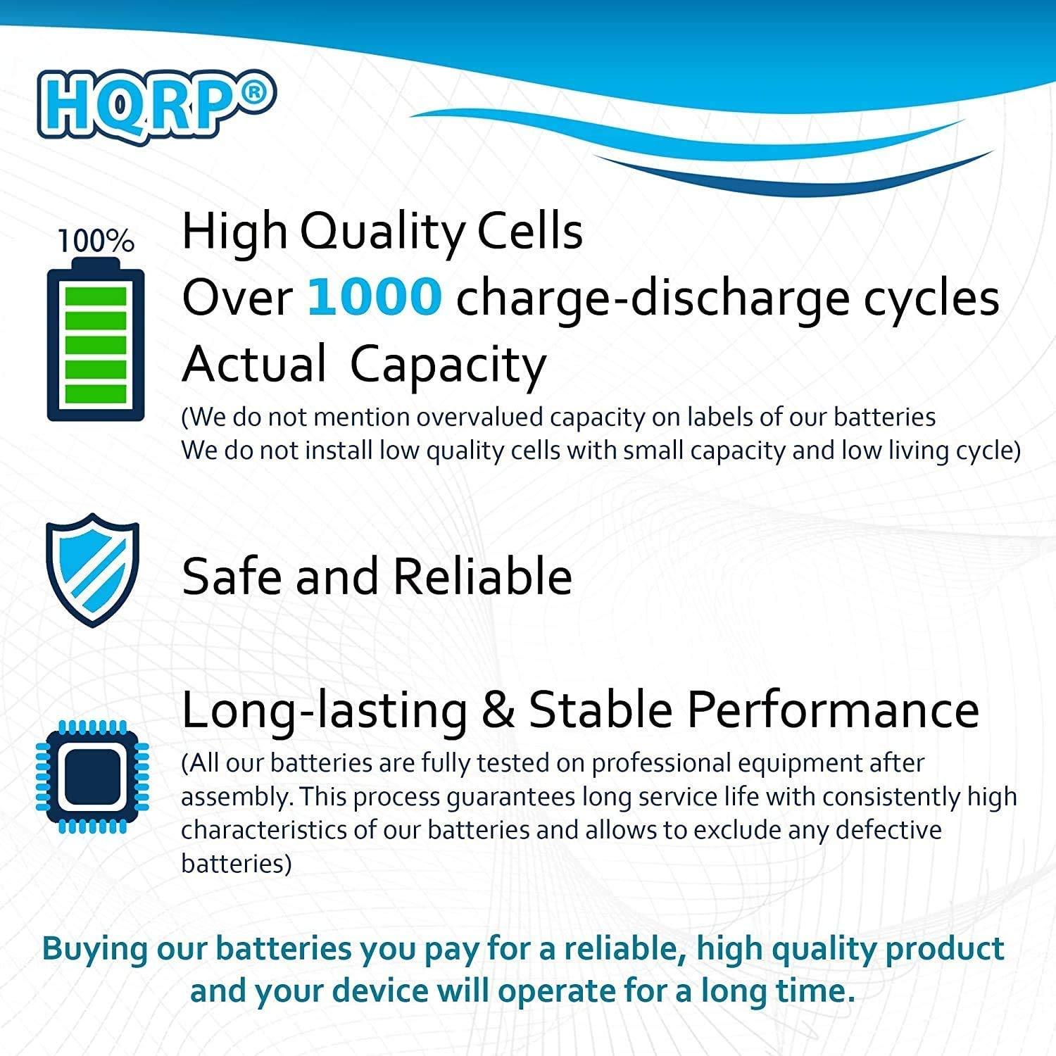 HQRP HQRP Battery Compatible with Philips Norelco 7865XL 7866XL 7867XL 7885XL 7886XL 825RX 965RX 422203607280 8881XL 6891XL 8880XL 8881XL 8891XL Razor/Shaver Plus Screwdriver