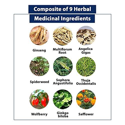 DASHU DASHU Daily Anti-Hair Loss Scalp Shampoo 33.8fl oz - Herbal Premium Shampoo, Repairs Hair Follicles, Prevent Hair Loss with Silk Ingredients