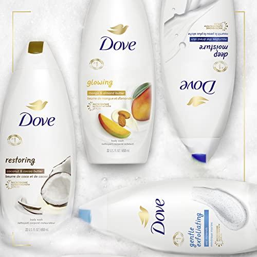 Dove Dove Purely Pampering Body Wash for Dry Skin Coconut Butter and Cocoa Butter Effectively Washes Away Bacteria While Nourishing Your Skin 22 oz 4 count