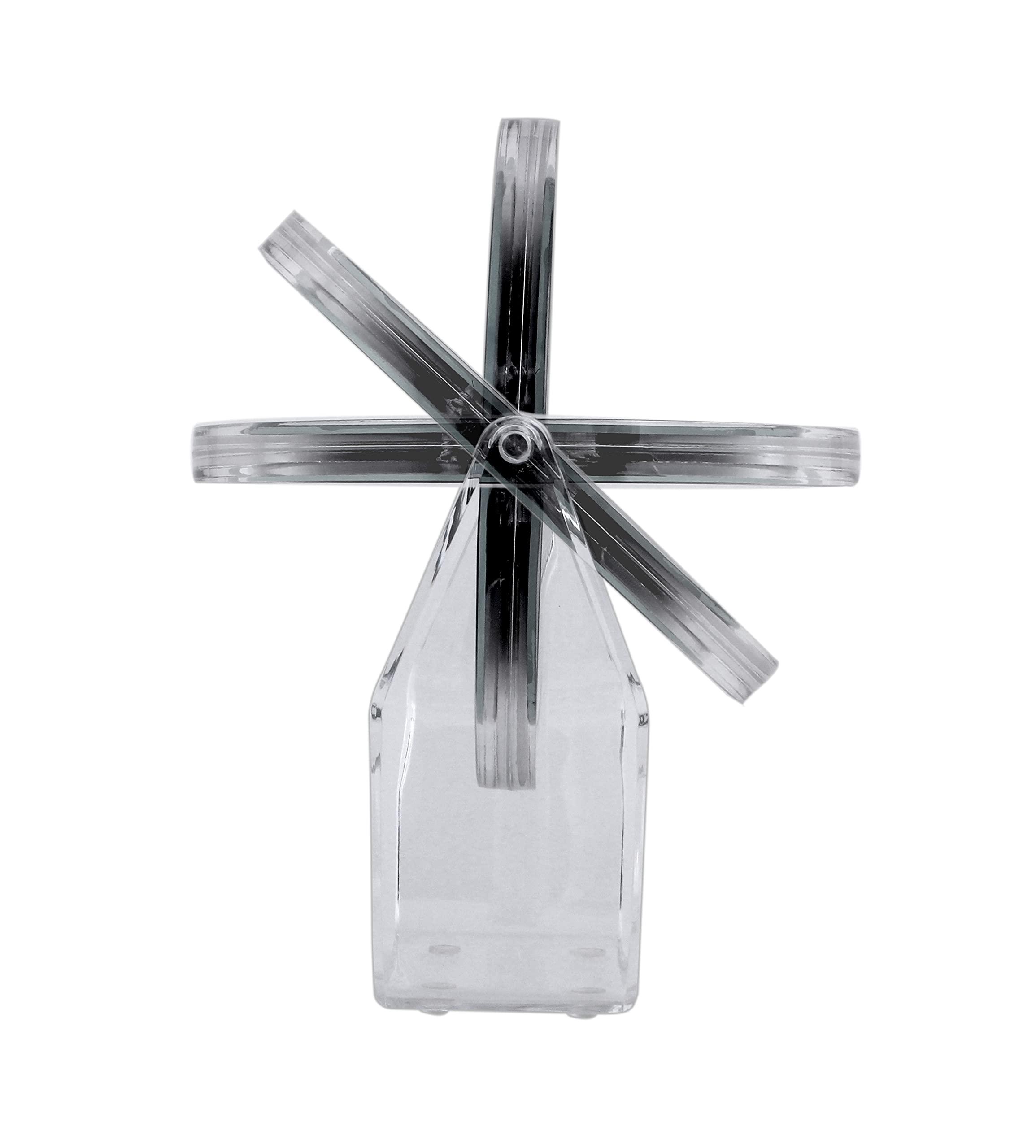 Zadro Zadro Two-Sided Swivel 7X/1X Magnification Acrylic Vanity Makeup Mirror for Bedroom, Bathroom and Tabletop