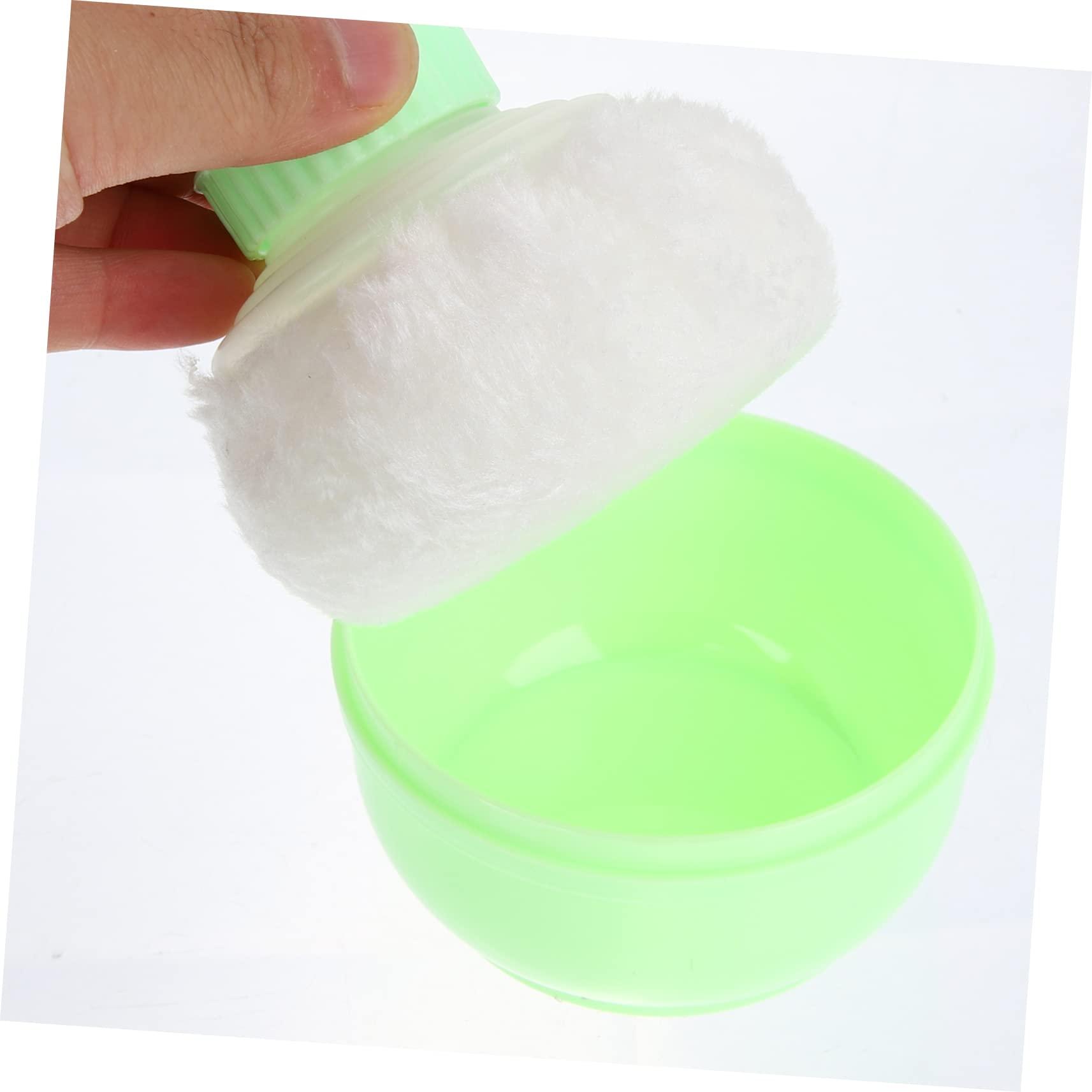 Beatifufu Beatifufu Child Powder Puff Box Set 2 Empty Containers for Dusting Pressed Powder for Summer