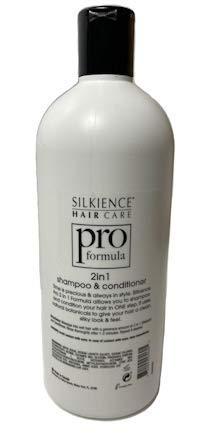 Silkience Silkience Pro Formula 2 in 1 Shampoo & Conditioner 32 Fluid Ounce, Provitamin B5, Aloe Vera & Soy Protein Cruelty Free, Single Bottle