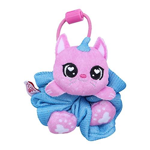 Scrunchmiez ScrunchMiez Single Surprise Pack, Magically transforms from Hair Scrunchie to Cute Plush Friend as Well as Backpack Clip. So Many Characters to Collect & wear.,(ID96524)
