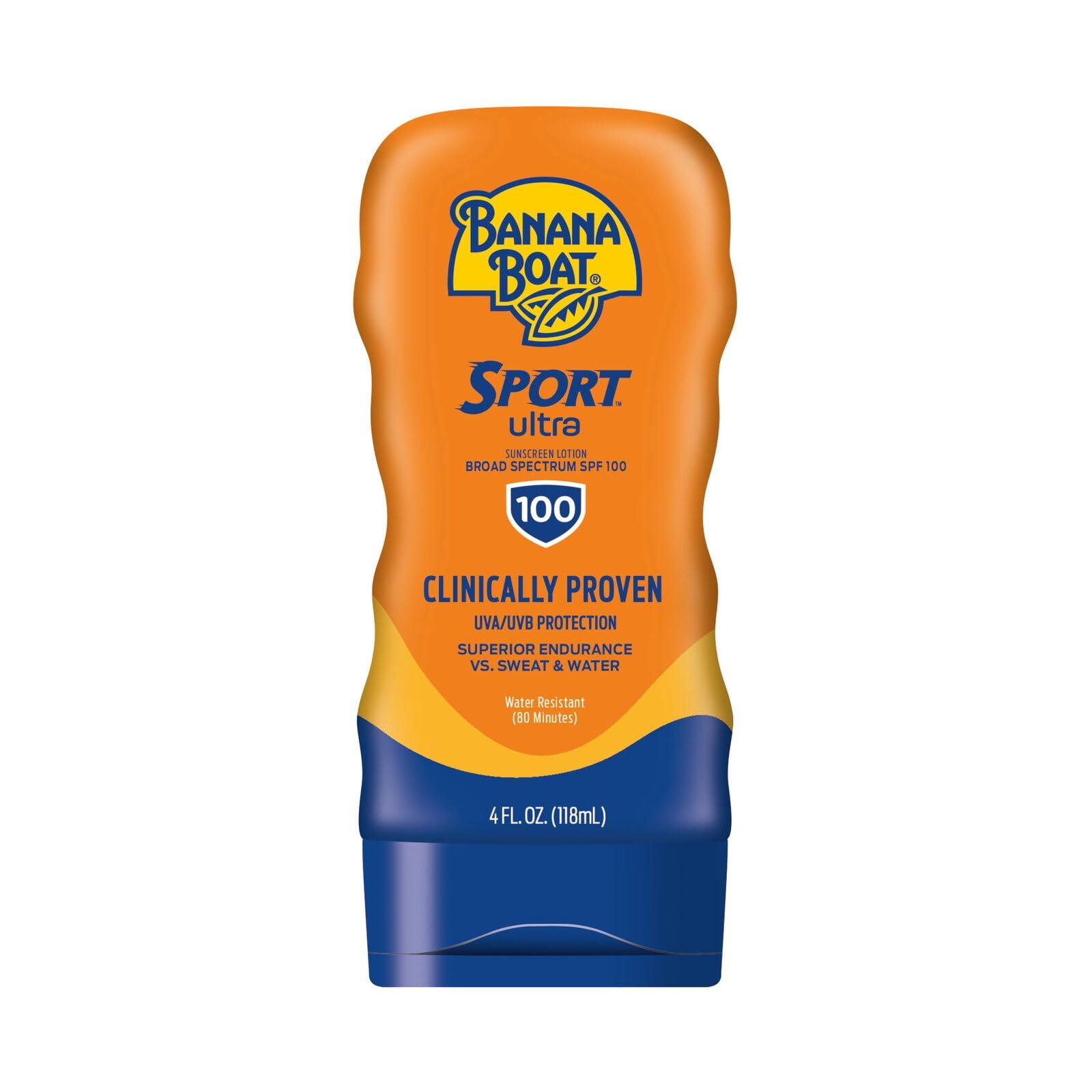 Banana Boat Banana Boat Sport Performance Sunscreen Lotion SPF 100, 4-ounce Bottles
