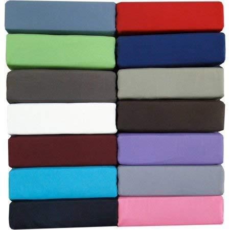 USHA BEDDING'S 3-Piece 100% Egyptian Massage Table Sheet Set - Premium Facial Bed Cover - Includes Flat and Fitted Sheets with Face Rest Cover (Turquoise- Solid)