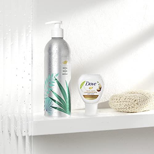 Dove Dove Body Wash Concentrate Refill Shea & Warm Vanilla 4 pack for Instantly Soft Skin Refill for use reusable bottle 4 fl oz (makes 16 fl oz)