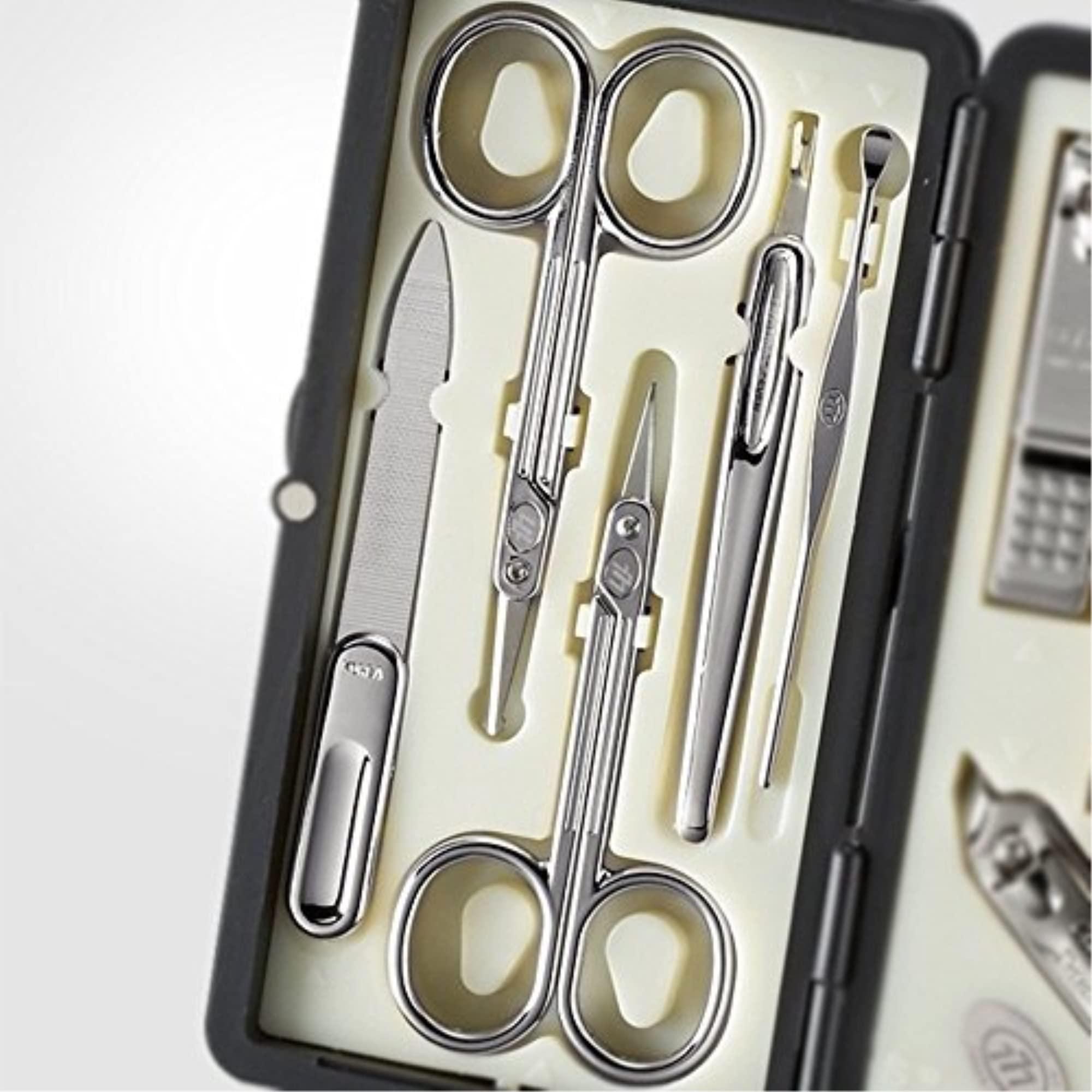 Three Seven (777) World No. 1. Three Seven (777) Travel Manicure Grooming Kit Nail Clipper Set (10 PCs, TS-2100BC), MADE IN KOREA, SINCE 1975.