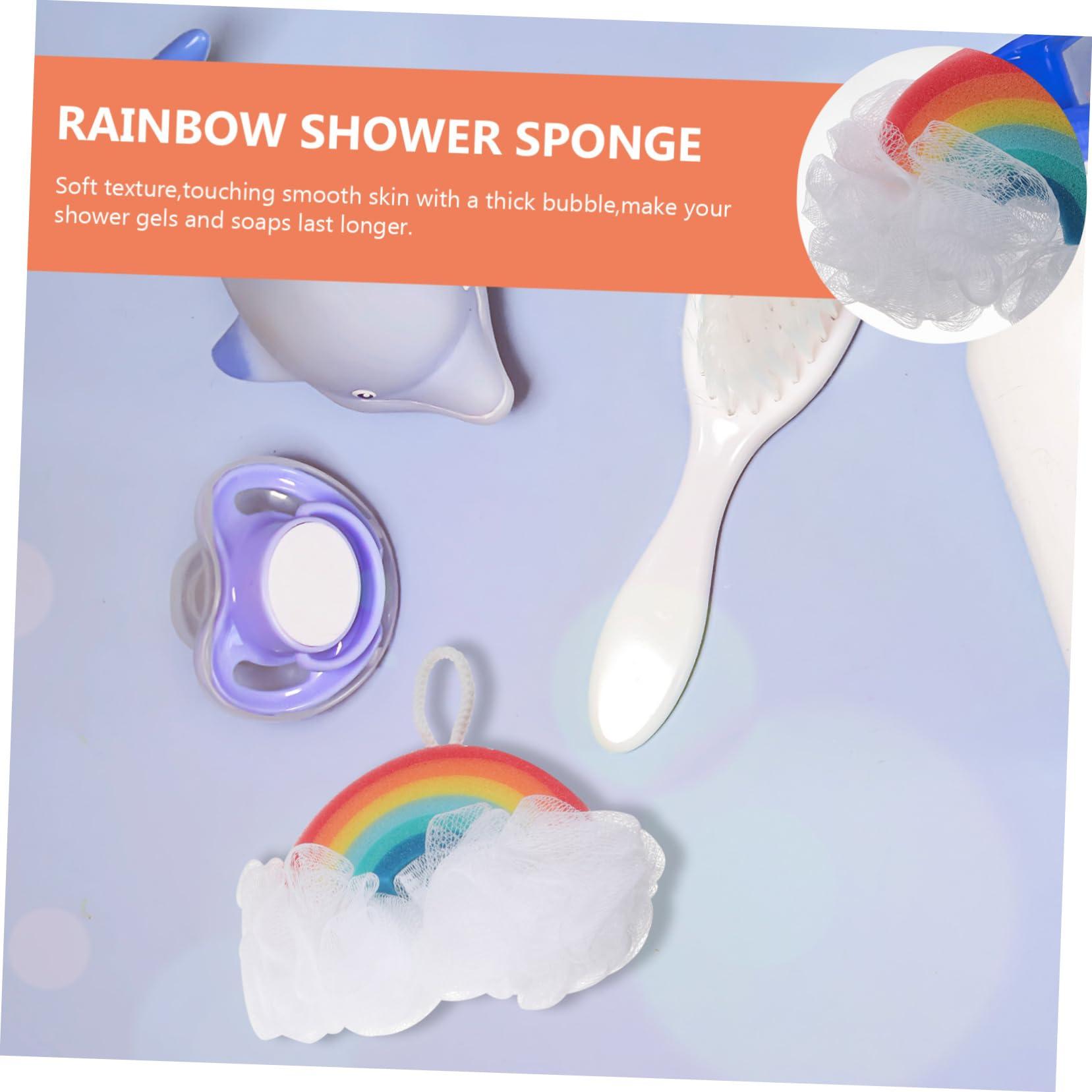 BELLIFFY BELLIFFY Girls Bath Sponge Bath Sponges Girls Girls\' Shower Sponge Kids Bath Sponge Gentle Exfoliating and Comfortable Sponge Set