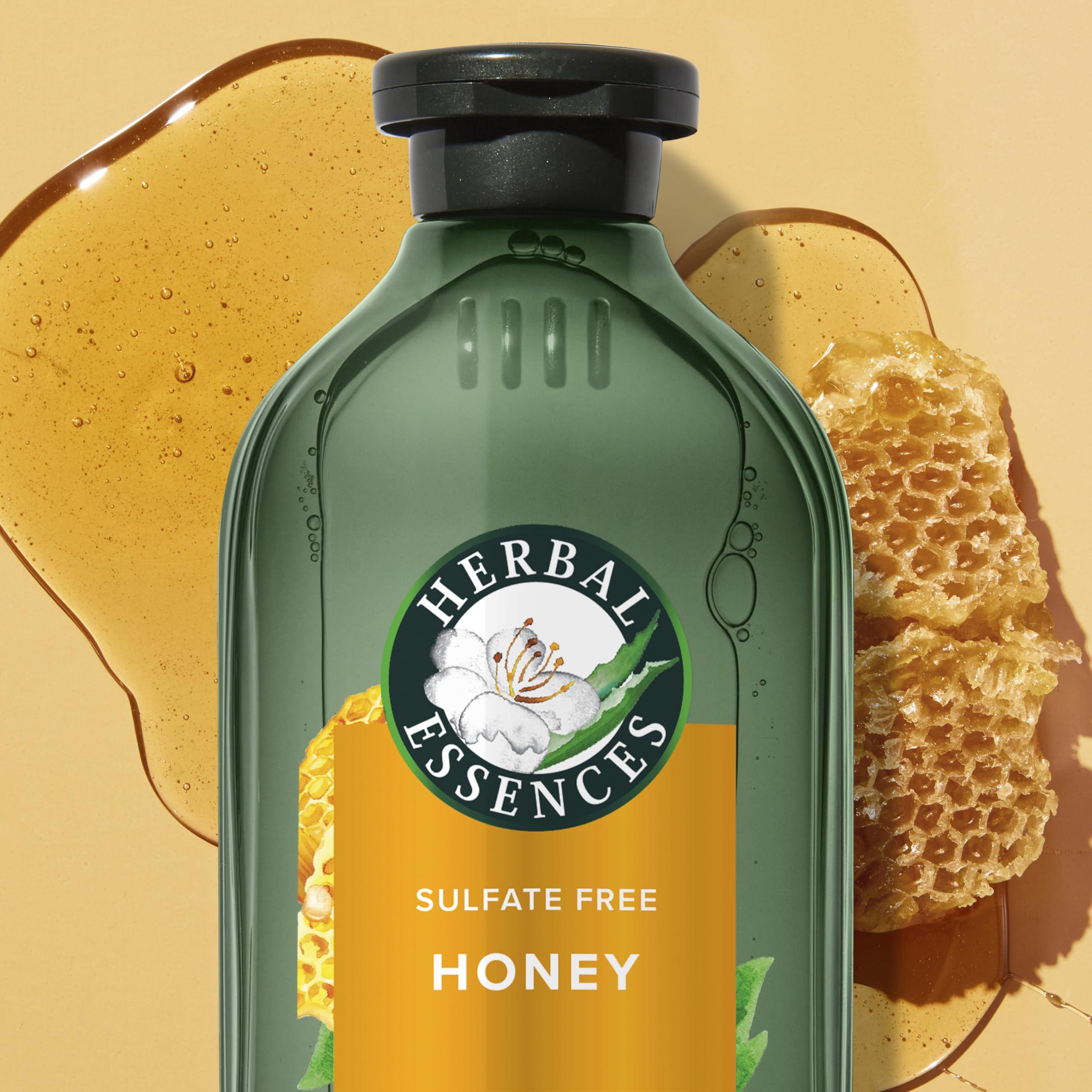 Herbal Essences Herbal Essences Shampoo, 13.5 Fl Oz, Honey Daily Moisture, Sulfate Free, Nourishes, with Certified Camellia Oil and Aloe Vera, For All Hair Types, Especially Dry Hair