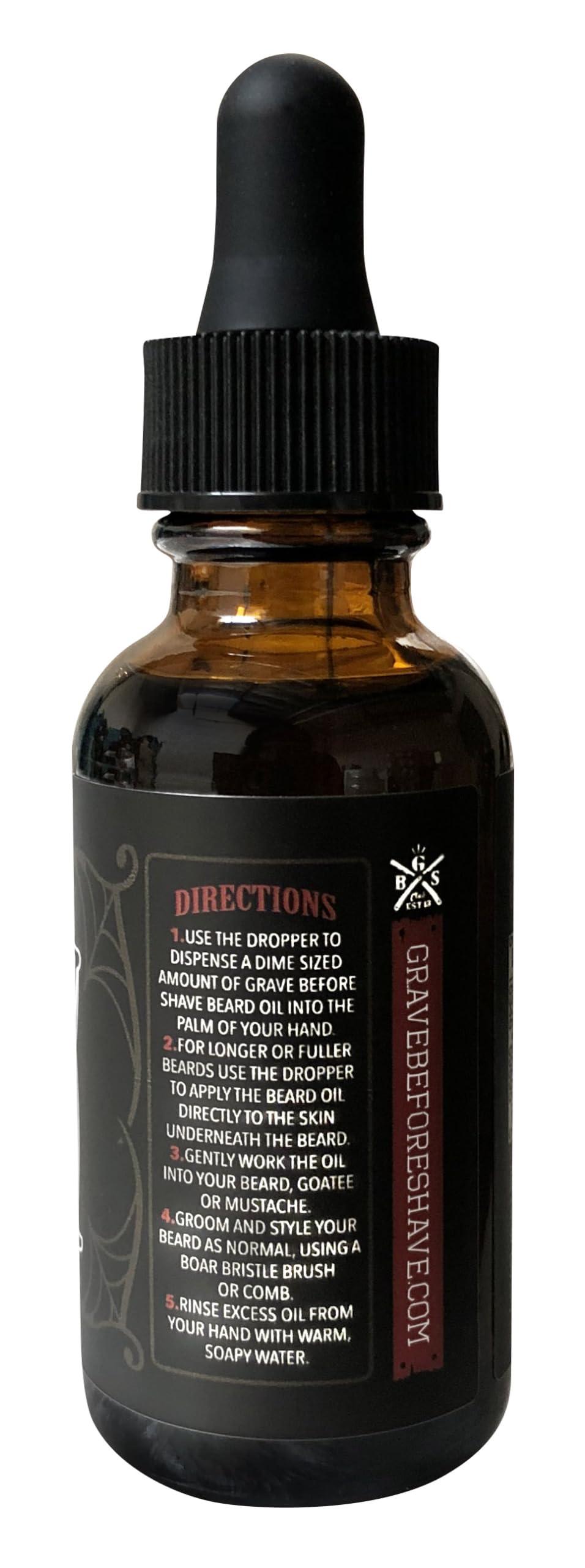 GRAVE BEFORE SHAVE Grave Before Shave Beard Oil (Bay Rum Scent)