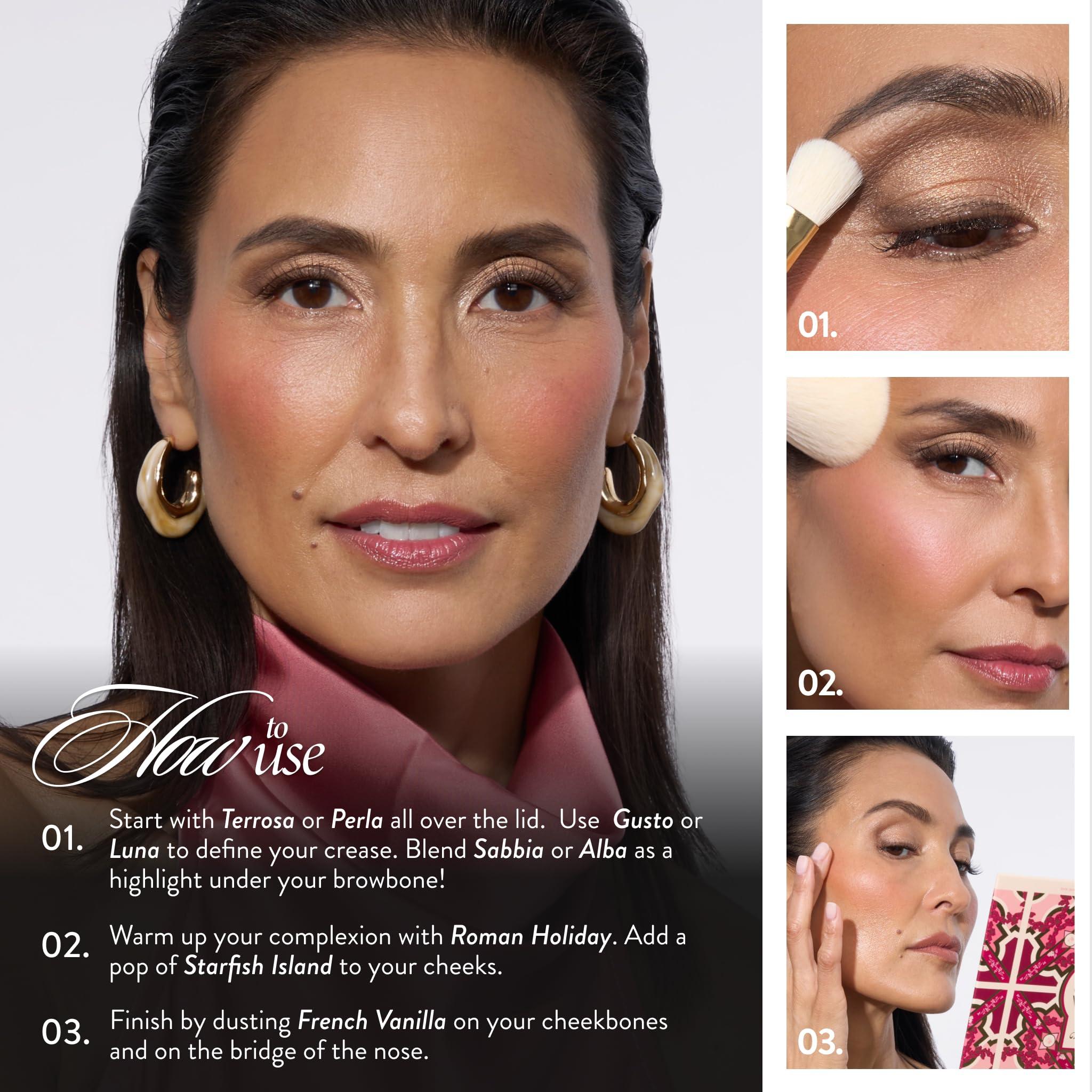 LAURA GELLER NEW YORK LAURA GELLER NEW YORK The Best of the Best Baked Palette - Tuscan Dreams - Full Size - Includes Bronzer, Blush, Highlighter and 6 Eyeshadows - Travel-Friendly