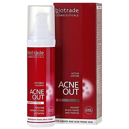 CARE THE SKIN Biotrade Acne Out Active Lotion 60ml Anti Acne Pimples Blackheads Whiteheads Care the Skin