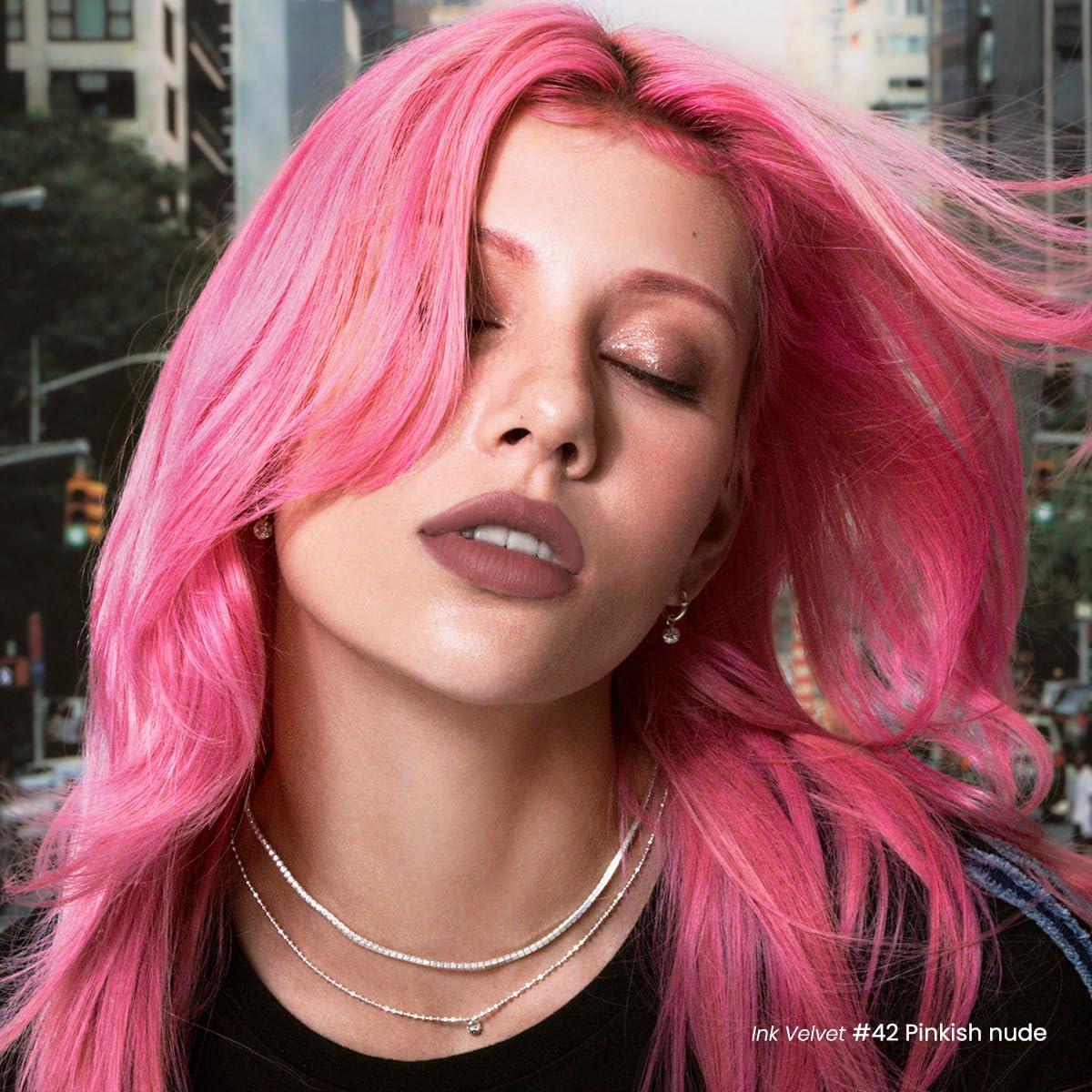 Peripera Peripera Ink the Velvet Lip Tint - High Pigment Color, Longwear, Weightless, Not Animal Tested, Gluten-Free, Paraben-Free (042 PINKISH NUDE (NEW))