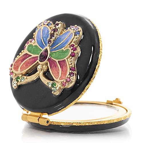 Jay Strongwater Jay Strongwater Jayla Butterfly Compact, Rainbow-Hued and Glamorous