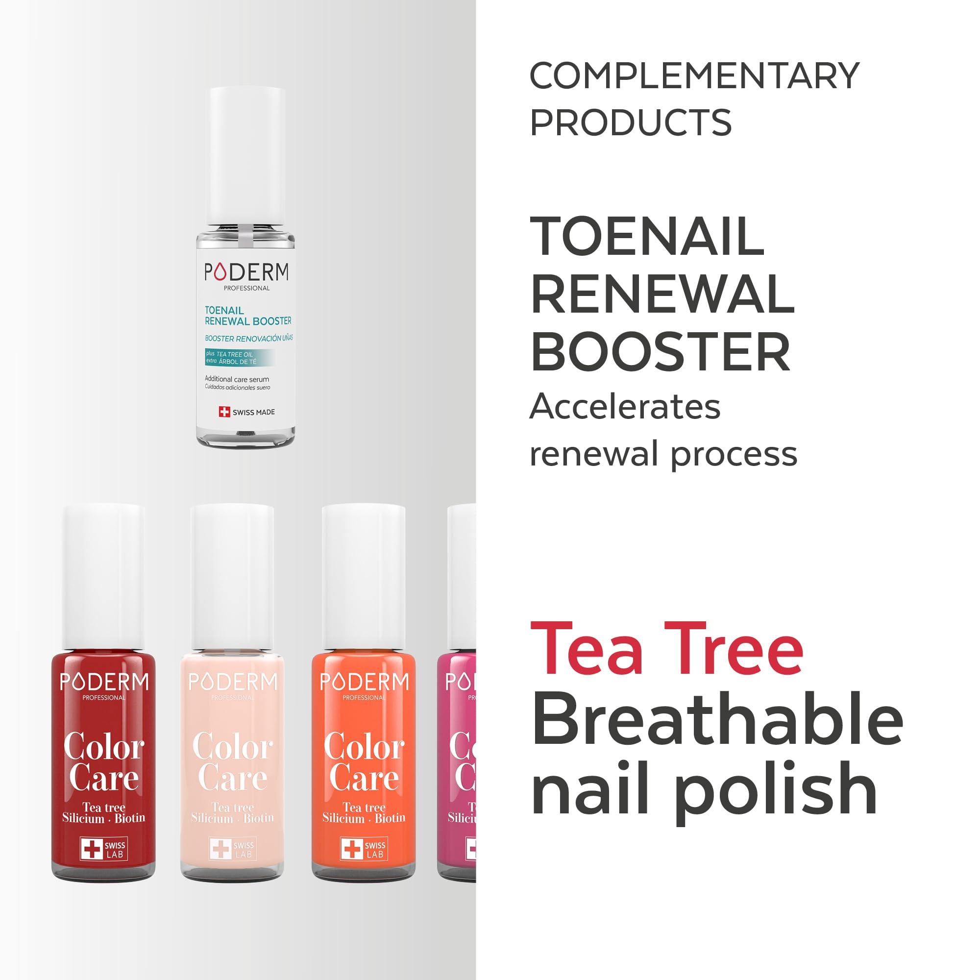 PODERM PODERM 2 in 1 TOENAIL INTEGRAL RENEWAL Restores Appearance of Discolored/Damaged Nails Toe and Fingernail Repair 100% Natural Ingredients and Vegan Quick & Easy Swiss Made