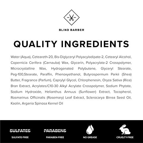 Blind Barber Blind Barber Bryce Harper Hair Clay for Men - Matte Water-Based Styling Product for Volume and Medium to Strong Hold (2.5 Oz)