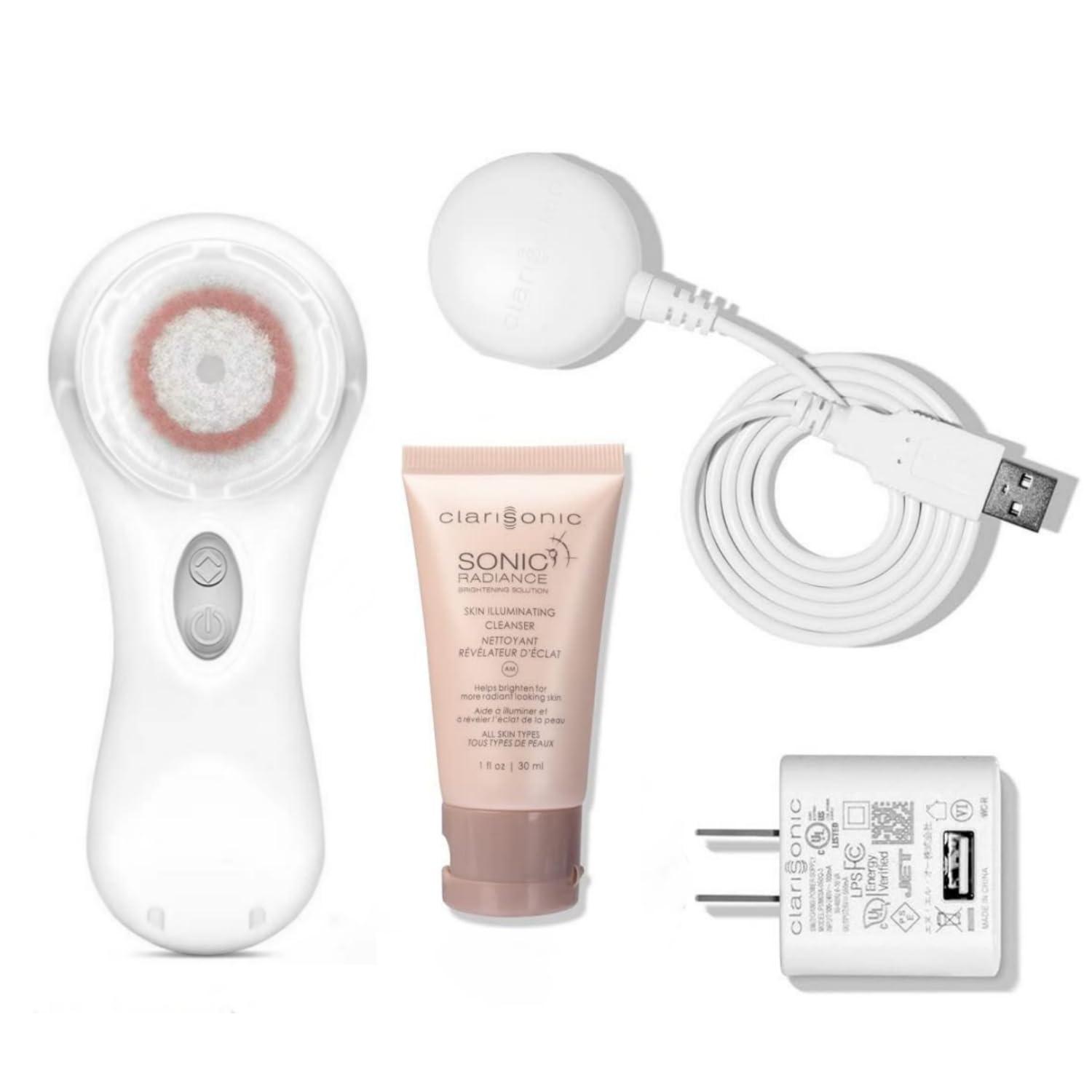 Clarisonic Clarisonic Mia 2 Cleansing System, 2 Speeds for Gentle and Everyday Cleansing Set (White)
