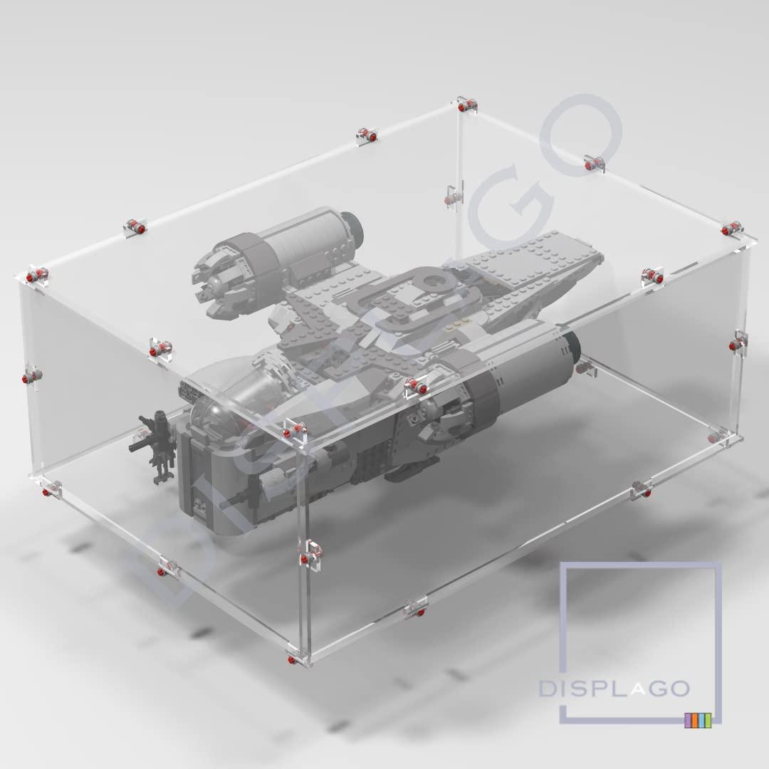 DISPLAGO DISPLaGO Display Case for Lego #75292 Razor Crest - The Mandalorian Bounty Hunter Transport