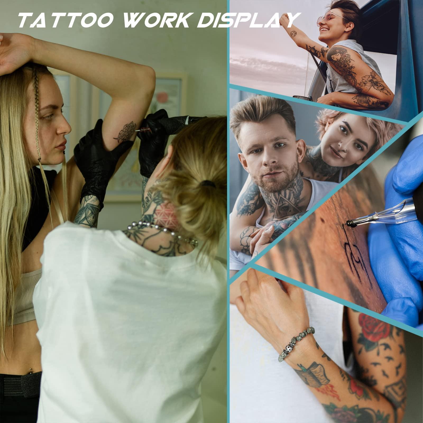 WZPB WZPB Tattoo Cartridge Needles - 40Pcs Mixed Size Tattoo Needles 1203RL 1205RL 1205RS 1207RS 0.35mm Professional Needles Round Line Shader for Beginners or Artists