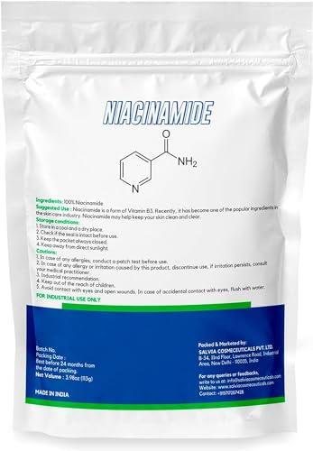 MYOC MYOC Niacinamide -3.9oz Pure Niacinamide Powder, Niacinamide Powder Cosmetic Grade, DIY Niacinamide Powder for Serum & Cream- Pack of 2