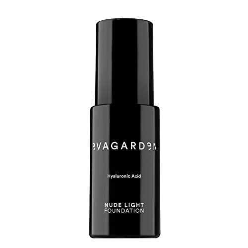 EVAGARDEN EVAGARDEN Nude Light Foundation - Fluid and Sensorial Makeup - With Moisturizing Properties - Smooth Coverage Blurs Small Imperfections for Flawless Appearance - 280 Tender Peach - 1.01 oz