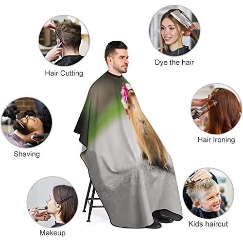 LIJrtrFseRW Cute Guinea Pig Barber Cape Professional Hair Cutting Apron Hairdresser Cape Barber Accessories for Men Women